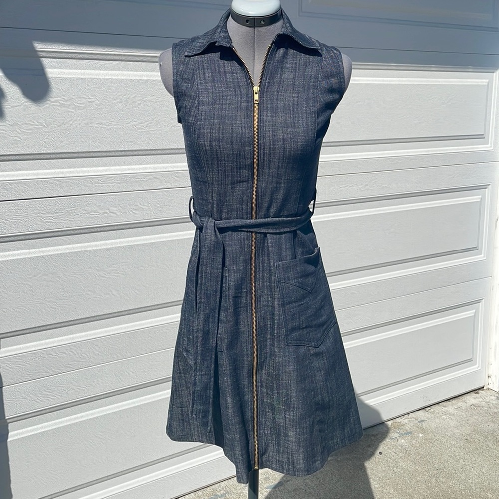 lesley Evers denim dress 👗 size XS